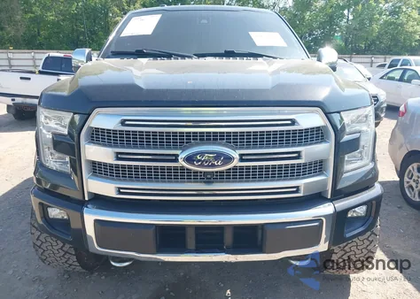 2015 Ford F-150 Platinum from USA, damaged, VIN 1FTFW1EG4FFC10689